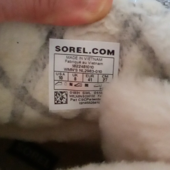 Sorel Black Whistler Mid Waterproof Leather Boots NWOB - Picture 6 of 11